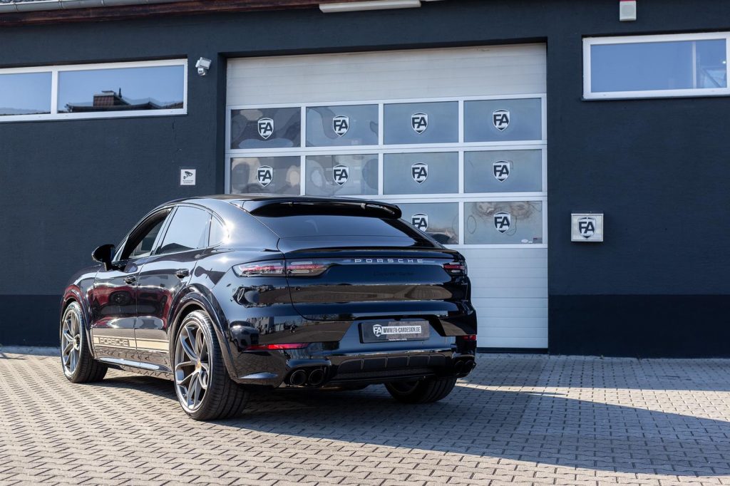 Porsche Cayenne Coupé Turbo (9Y), Fahrwerk bei FA-CARDESIGN in Rodgau - Ansicht 4