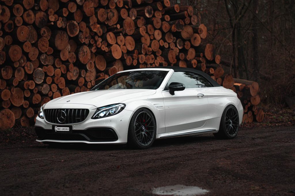 Mercedes Benz C63 AMG S, Fahrwerk bei FA-CARDESIGN in Rodgau