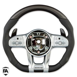 Mercedes Benz W177 X118 W247 W464 W205 W257 X157 W253 AMG Sportlenkrad Nappa Carbon 2