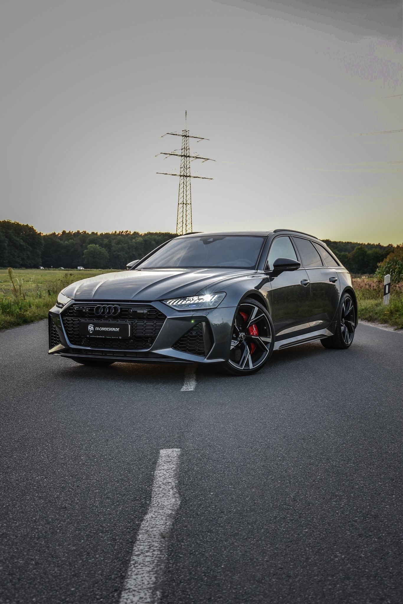 Audi RS6 4K in Daytona Grau mit Capristo Sportabgasanlage